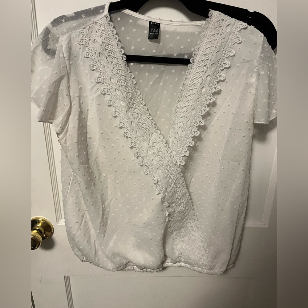 SHEIN White shirt size large
